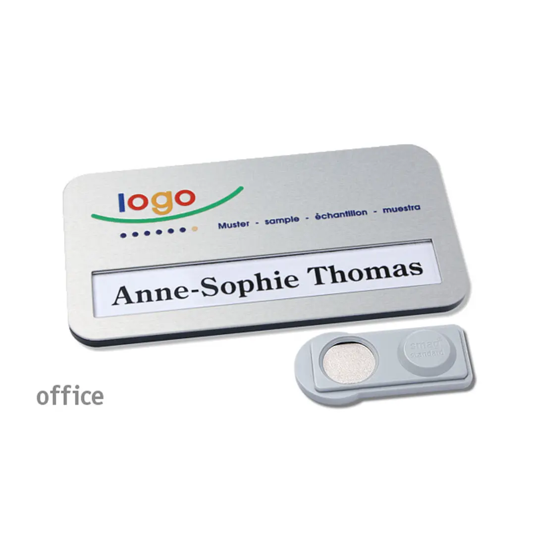 Namensschilder Alu-Print office® 35