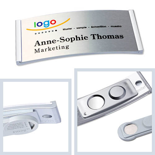Bedruckte polar® Namensschilder